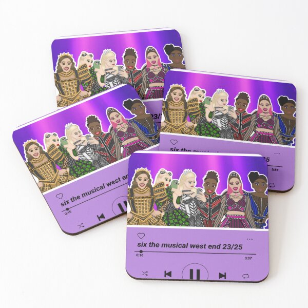 Item preview, Six the musical west End Spotify anamatic design.  designed and sold by stagelightdsgns.