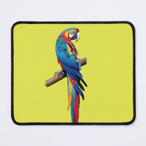 Item preview, A vibrant parrot perched on a branch designed and sold by NiRia Spot.