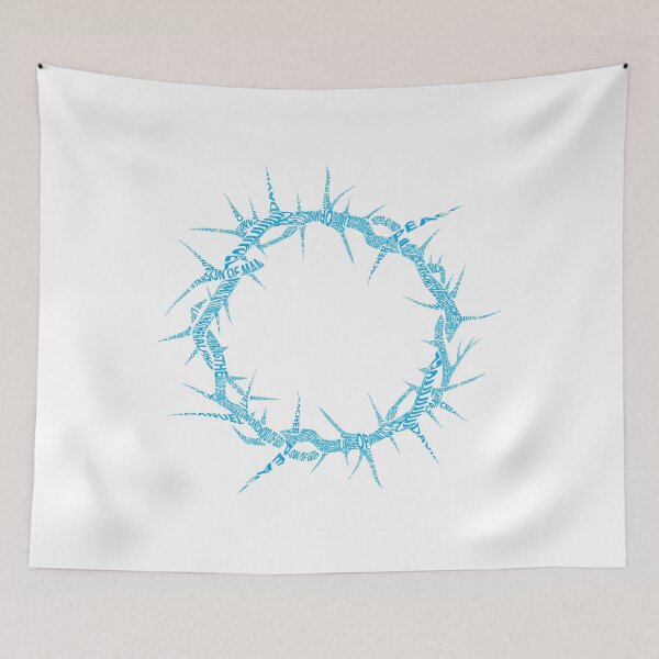 Item preview, Names-Woven Thorn Crown of Jesus Tee designed and sold by clevercraft58.