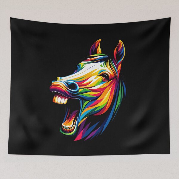 Item preview, Happy Horse Face Colorful designed and sold by LoviDesign.