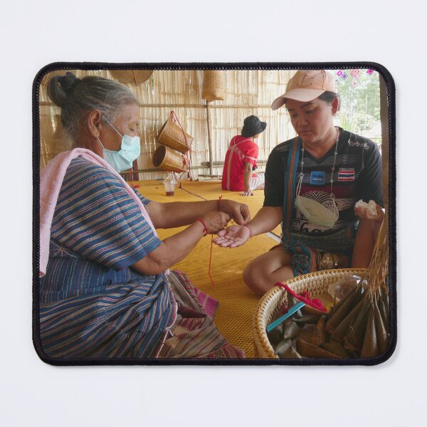 Item preview, Karen Elder gives a blessing, on the Myanmar border. designed and sold by JonDelorme.