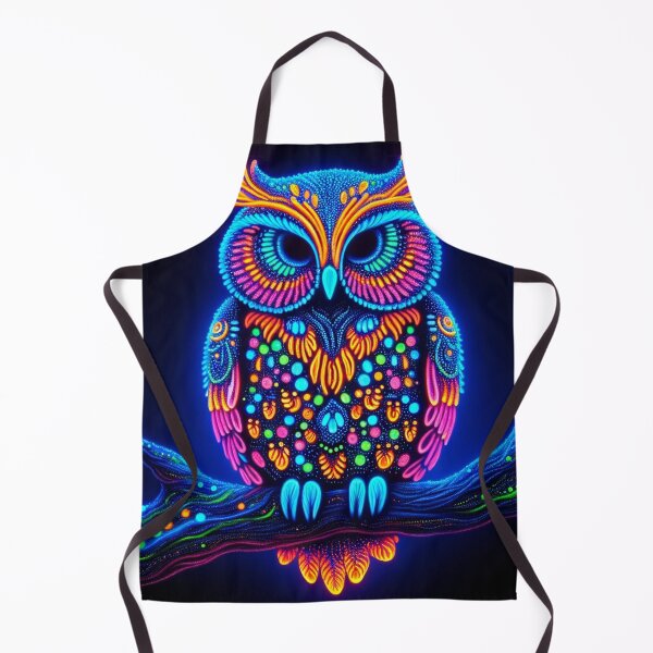 Item preview, Neon Glow: Bioluminescent Owl Perch designed and sold by floraldesigns-v.