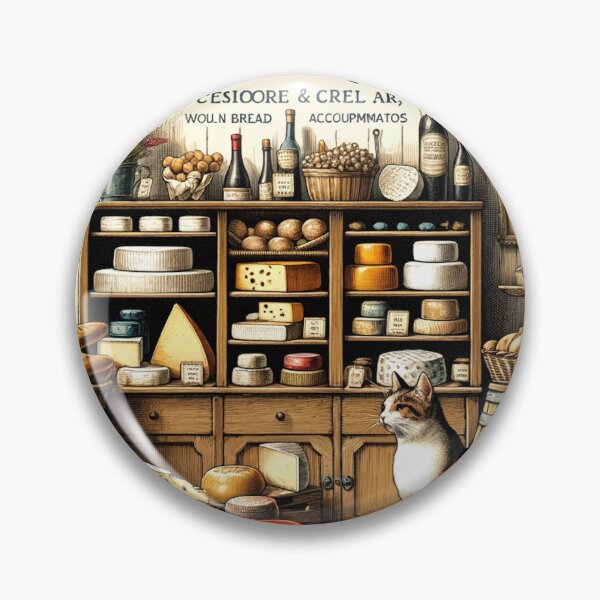 Item preview, French Cheese Shop Vintage Art designed and sold by ArtfulMiller.