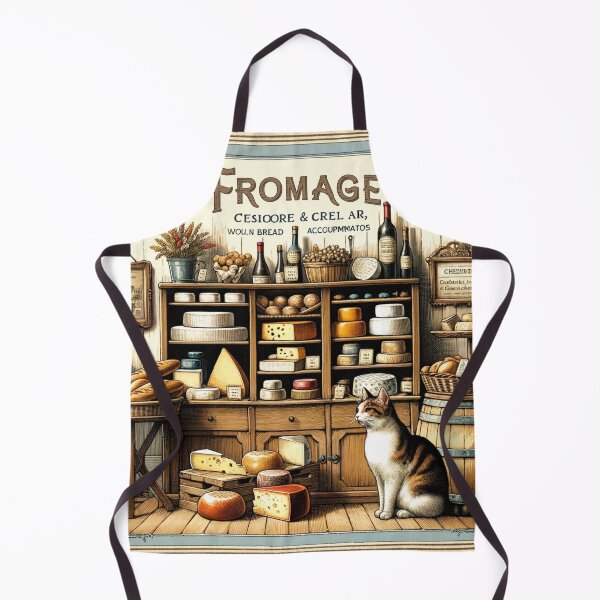 Item preview, French Cheese Shop Vintage Art designed and sold by ArtfulMiller.