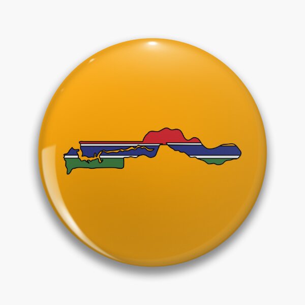 Item preview, Gambia country shape flag designed and sold by Rachael Taylor.