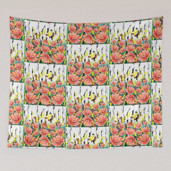 Item preview, Exotic abstract flowers designed and sold by Flowersonstuff.