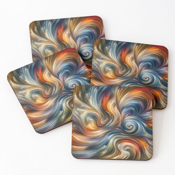 Item preview, Harmonious Motion An Abstract Blend of Swirling Colors designed and sold by BestArtByArvind.