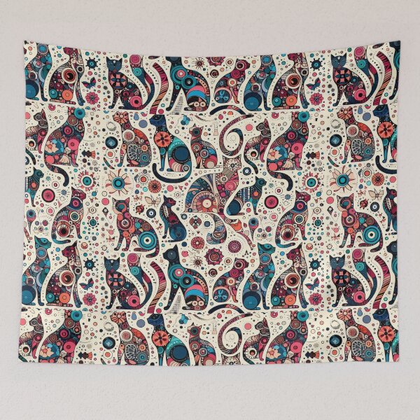 Item preview, Kaleidoscope Cats designed and sold by Tomasz C.