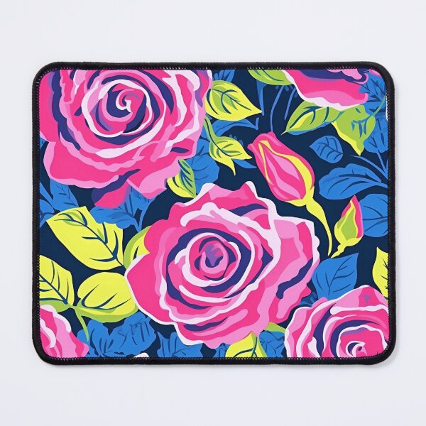 Item preview, Pink and Blue Rose, Valentine Background designed and sold by ImPlyDesign.