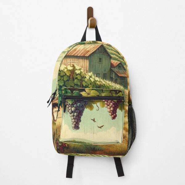 Item preview, Serene Cat Vineyard Vintage Art designed and sold by ArtfulMiller.