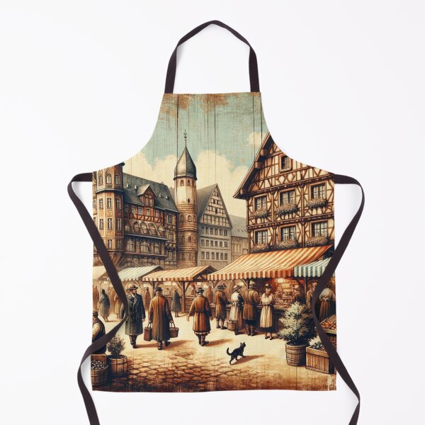 Item preview, German Market Rustic Artwork designed and sold by ArtfulMiller.