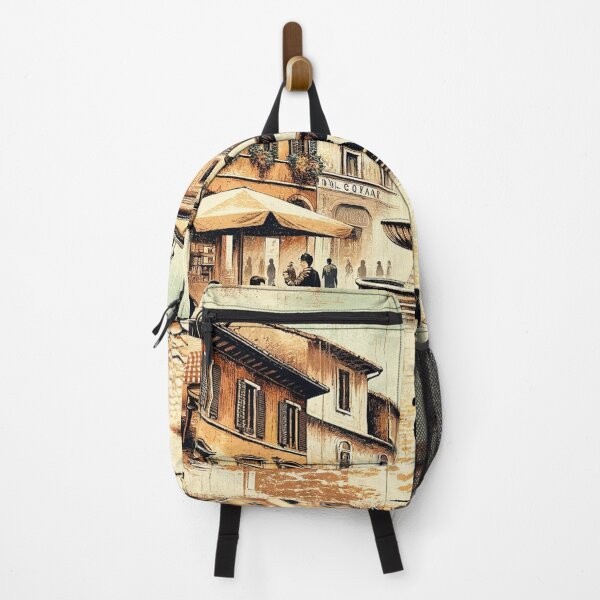 Artikelvorschau, Italienische Piazza-Vintage-Kunst entworfen und verkauft von ArtfulMiller.
