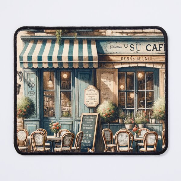 Item preview, French Cafe Rustic Scene designed and sold by ArtfulMiller.