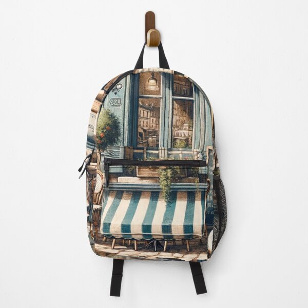 Item preview, French Cafe Rustic Scene designed and sold by ArtfulMiller.