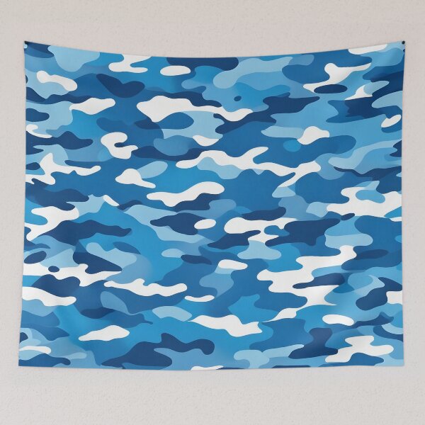 Item preview,  Blue Camouflage designed and sold by TheCamoShop.