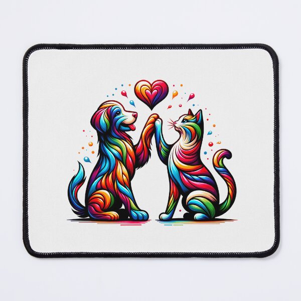 Item preview, Mejores amigos gato y perro designed and sold by LoviDesign.