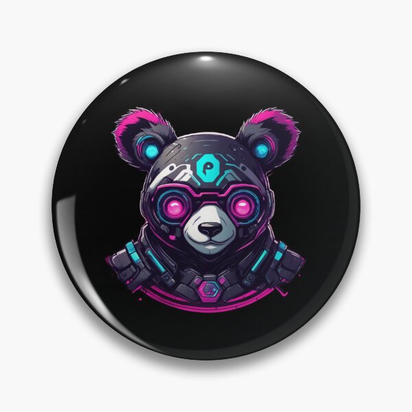 Item preview, Cyber Panda, Kawaii Cute, Nature, Bear designed and sold by Burn-Ego.
