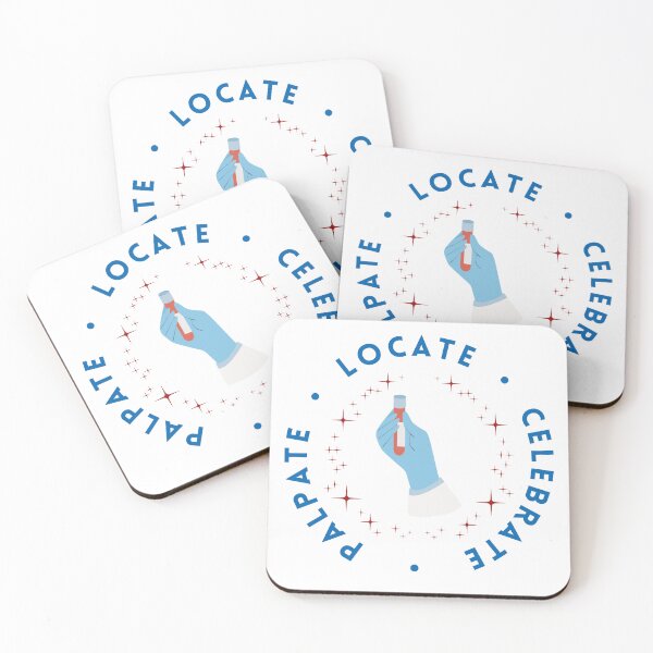 Item preview, Palpate Locate Celebrate Badge - Phlebotomist, Medical Humor, Gift, Graduation,  designed and sold by Zanthus.