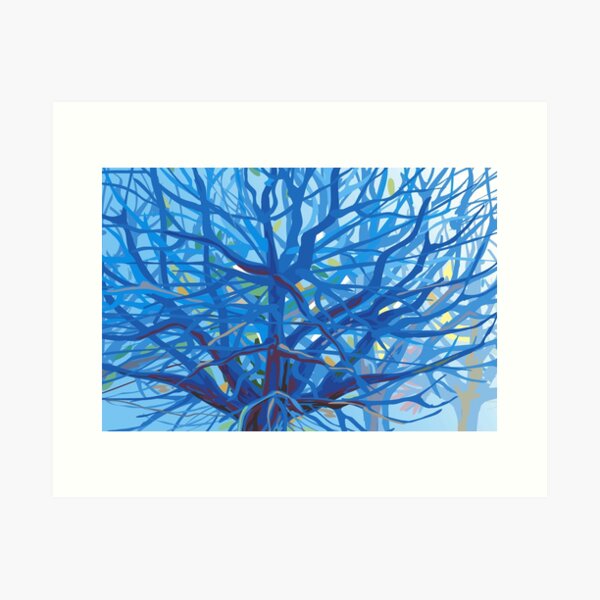 Item preview, Radiant Tree in Tropic Blue Fog designed and sold by Charles Harker.