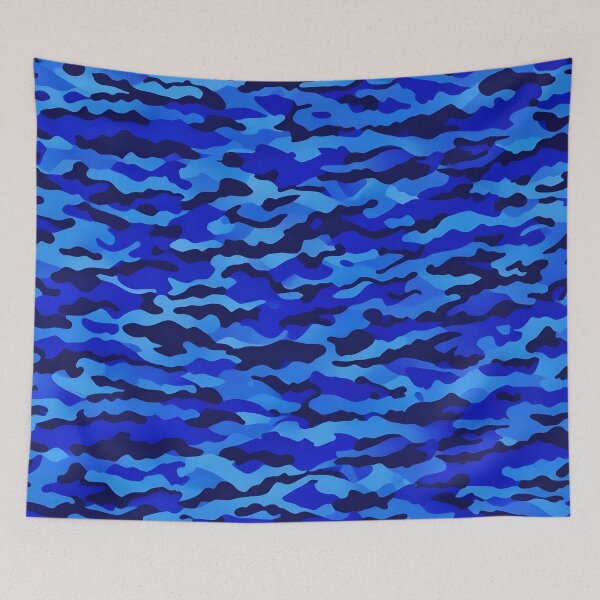 Item preview, Dark Blue Camouflage designed and sold by TheCamoShop.