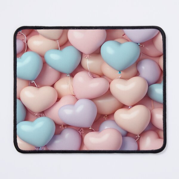 Item preview, Pastel Balloons Heart Pattern designed and sold by Itsheartshop.