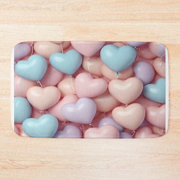 Item preview, Pastel Balloons Heart Pattern designed and sold by Itsheartshop.