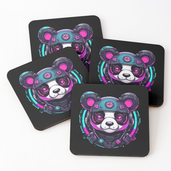 Item preview, Robot Panda, Kawaii Cute, Cyberbear Logo designed and sold by Burn-Ego.