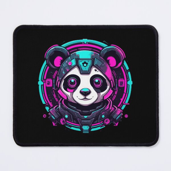 Item preview, Panda Droid, Kawaii Cute, Cyberbear Logo designed and sold by Burn-Ego.