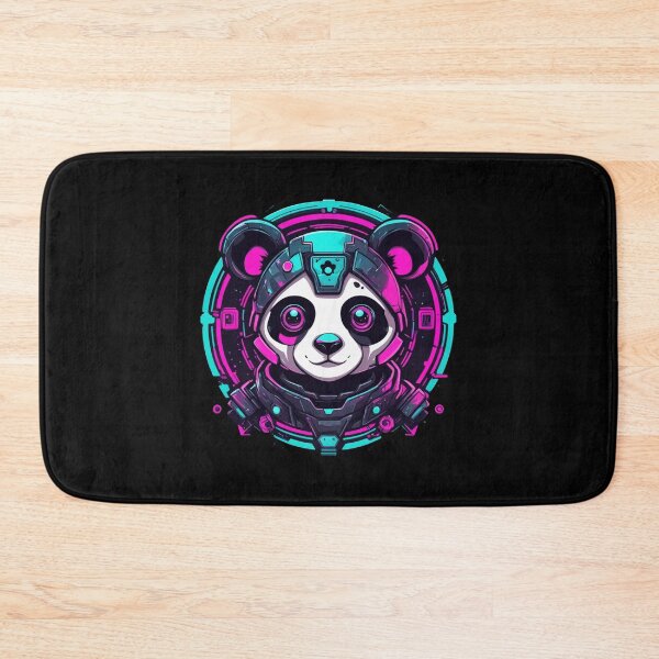 Item preview, Panda Droid, Kawaii Cute, Cyberbear Logo designed and sold by Burn-Ego.