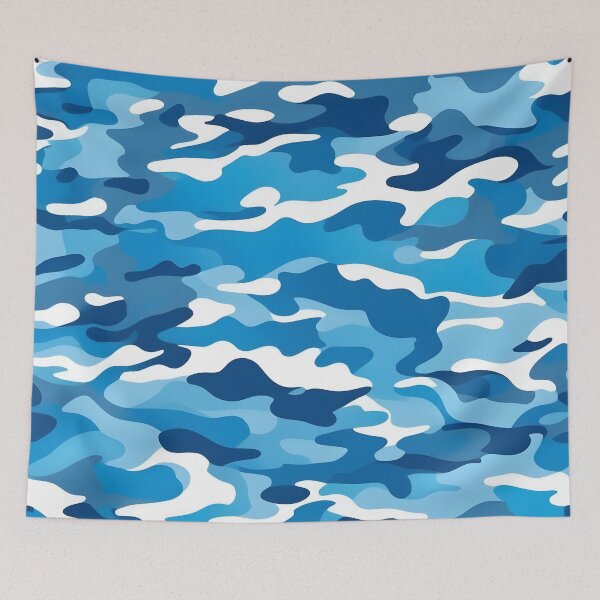 Item preview, Blue Camouflage designed and sold by TheCamoShop.
