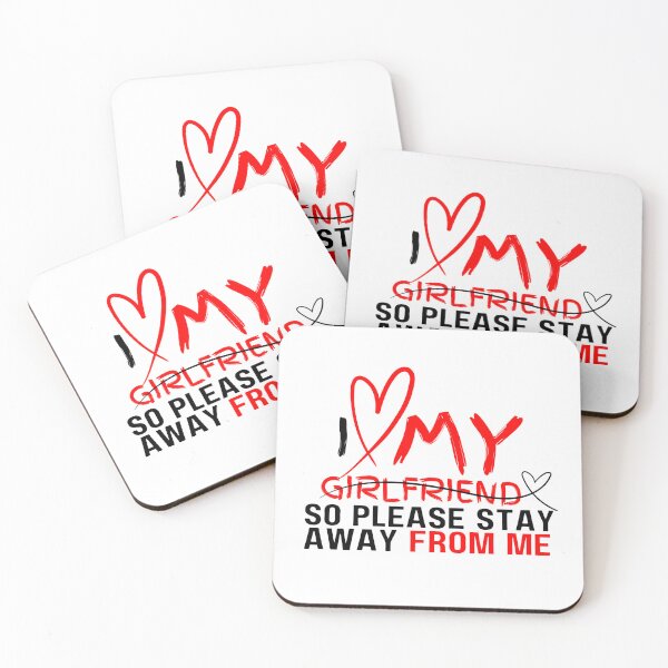 Item preview, i heart my girlfriend so please stay away from me designed and sold by Adilessayeh.