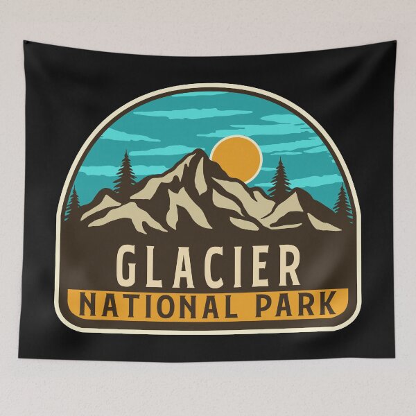 Item preview, Glacier National Park-Vintage designed and sold by Nature-spirit.