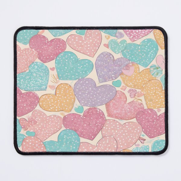 Item preview, Cute Pastel Hearts Pattern designed and sold by Itsheartshop.