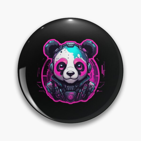 Item preview, Panda Bot, Kawaii Cute, Cyberbear Logo designed and sold by Burn-Ego.