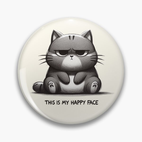 Item preview, Feline's Cranky Smile designed and sold by RuyaFab.