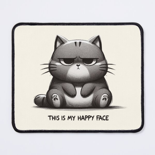 Item preview, Feline's Cranky Smile designed and sold by RuyaFab.
