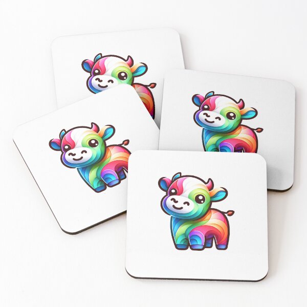 Item preview, Cute Little Cow Colorful designed and sold by LoviDesign.
