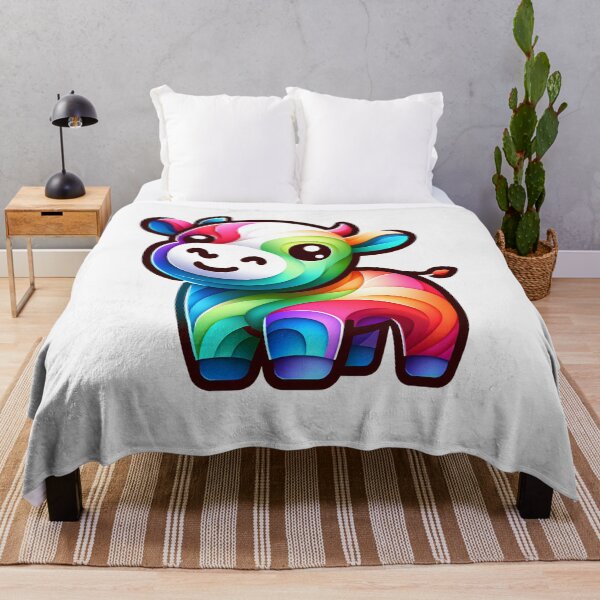 Item preview, Cute Little Cow Colorful designed and sold by LoviDesign.