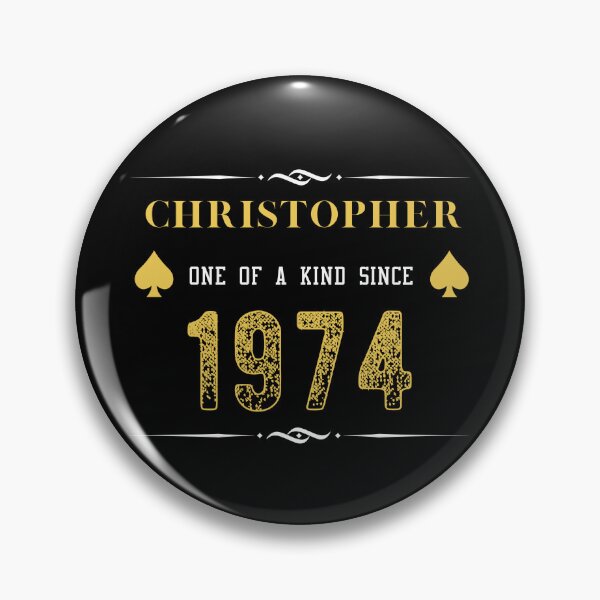 Item preview, 1974 Christopher - One of a Kind Since Fiftieth designed and sold by TeeTown Treasure.