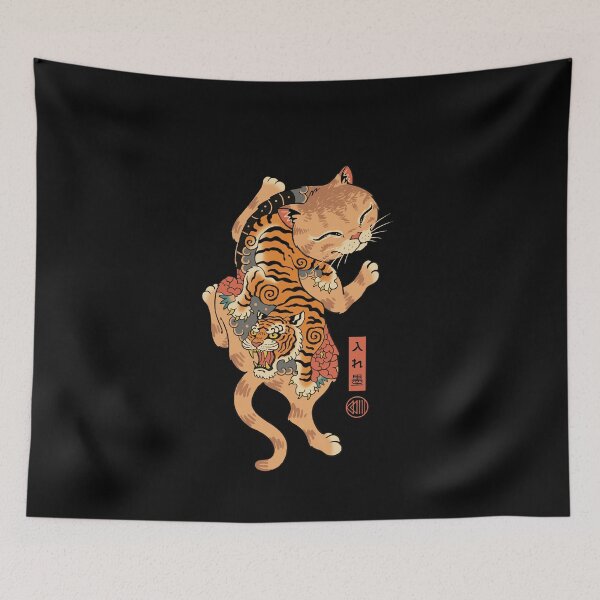 Item preview, Tiger Cat Irezumi designed and sold by vincenttrinidad.