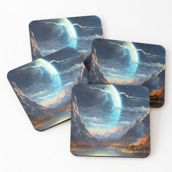 Item preview, Fabulous Picture: River With Trees And Mountains In The Background. designed and sold by GiveMeMood.