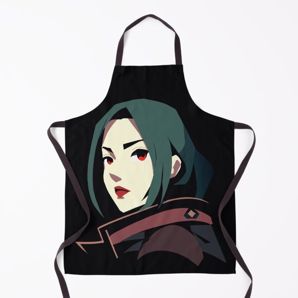 Item preview, Noir Beauty with a Turquoise Twist,portrait of mysterious girl,serious expression girl designed and sold by AgarutanPrint.