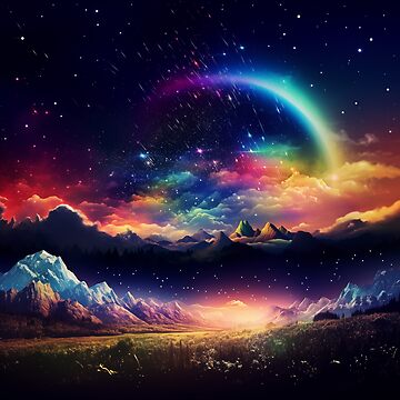 Artwork thumbnail, starry night sky by shinypeace