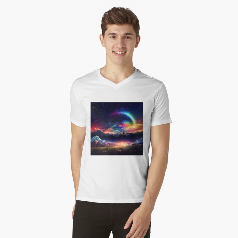 Item preview, V-Neck T-Shirt designed and sold by shinypeace.