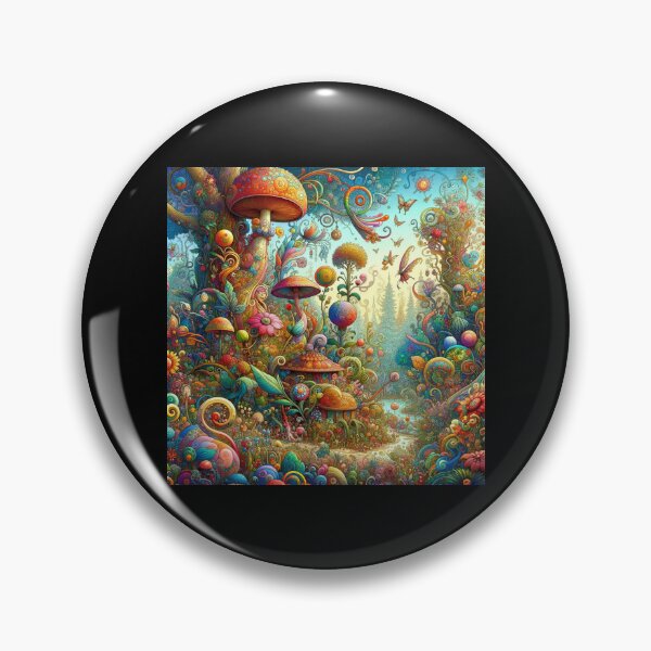 Item preview, Enchanted Garden Wonders A Fantasy Garden Illustration designed and sold by BestArtByArvind.