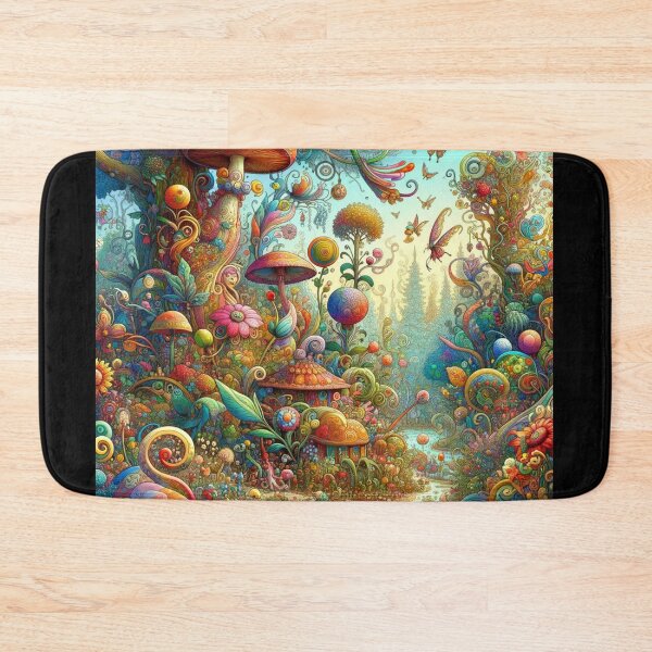 Item preview, Enchanted Garden Wonders A Fantasy Garden Illustration designed and sold by BestArtByArvind.