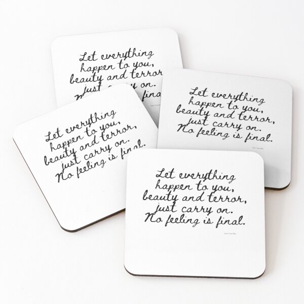 Item preview, Rainer Maria Rilke No feeling is final designed and sold by janeysmurf.