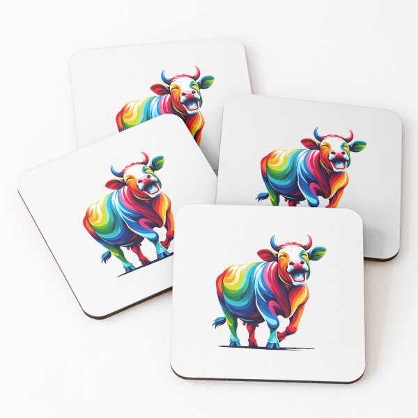 Item preview, Happy Cow Colorful designed and sold by LoviDesign.