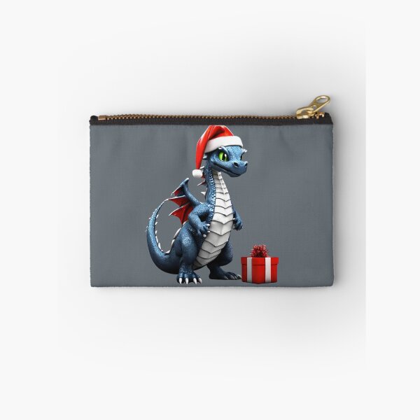 Item preview, Yuletide Enchantment: Dragon with Santa Hat 2 designed and sold by PatternXS.