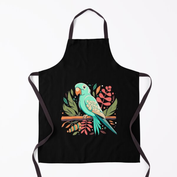 Item preview, Parrot Quaker cute colorful bird for childern  designed and sold by BlueGoldArt.
